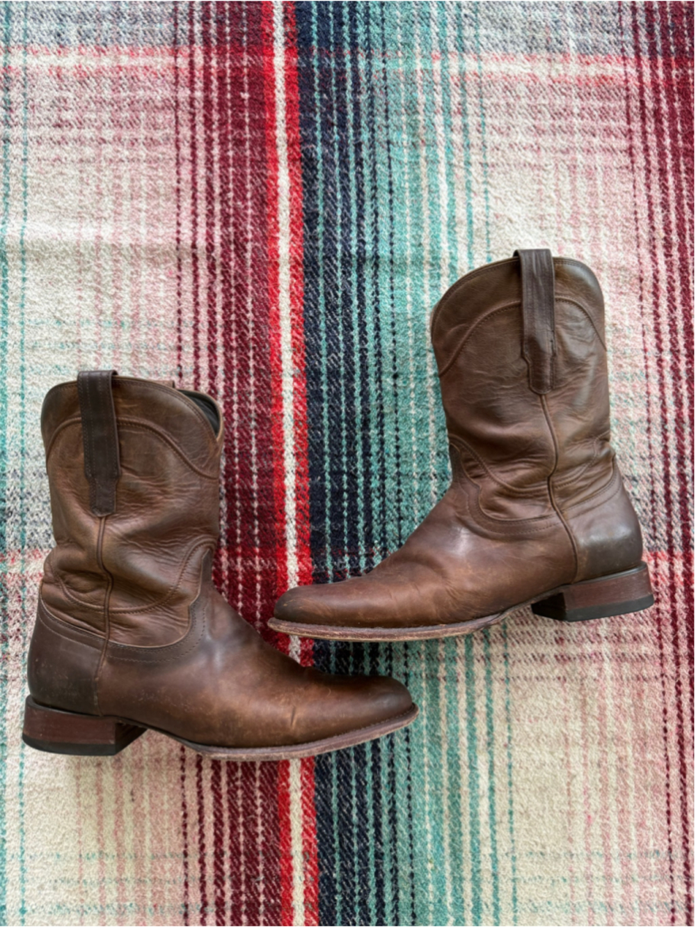 Tecovas Earl Cafe Goat Roper Cowboy Boots 11D